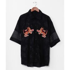 【チャイハネ】ネリナラメンズ開襟シャツ