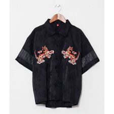 【チャイハネ】ネリナラ開襟シャツ