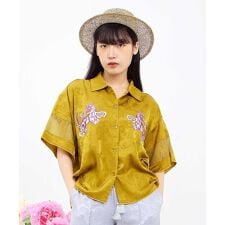 【チャイハネ】ネリナラ開襟シャツ