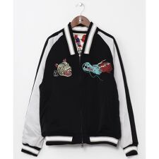 【カヤ】リバーシブルジャケットMサイズ《鈴木ひょっとこ×倭物やカヤ》