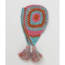 【チャイハネ】シュマル手編み耳付きキャップ