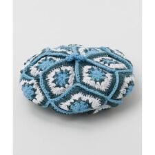 【チャイハネ】グリラバ手編みベレー帽