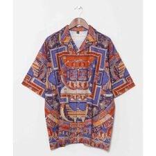 【チャイハネ】パタラカ開襟メンズシャツ