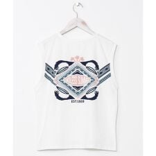 【カヒコ】【UVカット加工】カイケアノースリーブトップス