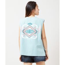 【カヒコ】【UVカット加工】カイケアノースリーブトップス