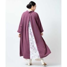 【カヤ】透かし柄八掛ワンピース