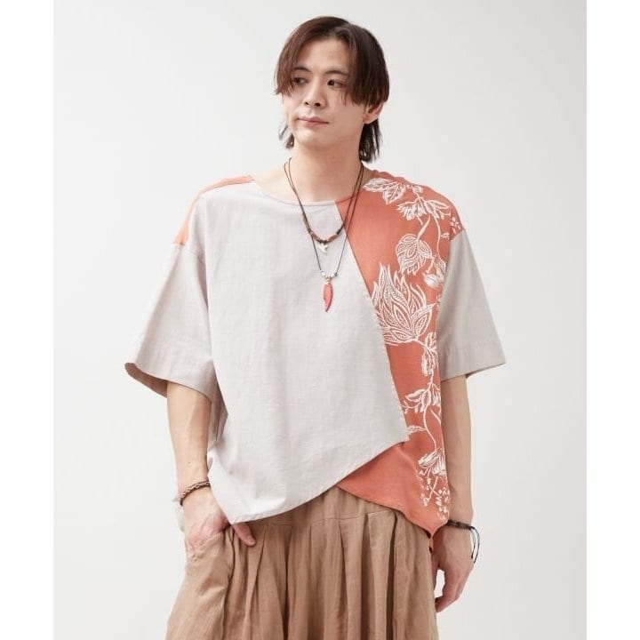 アミナ パーカー 長袖 総柄 トップス レディース ﾌﾘｰサイズ ベージュ系 Amina アミナコレクション(Amina Collection) レディース その他トップス の