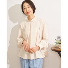 ハイネックブラウス