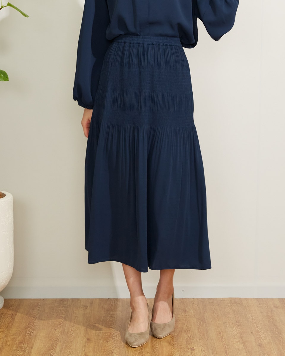 変形プリーツスカート（マジョリカスカート）