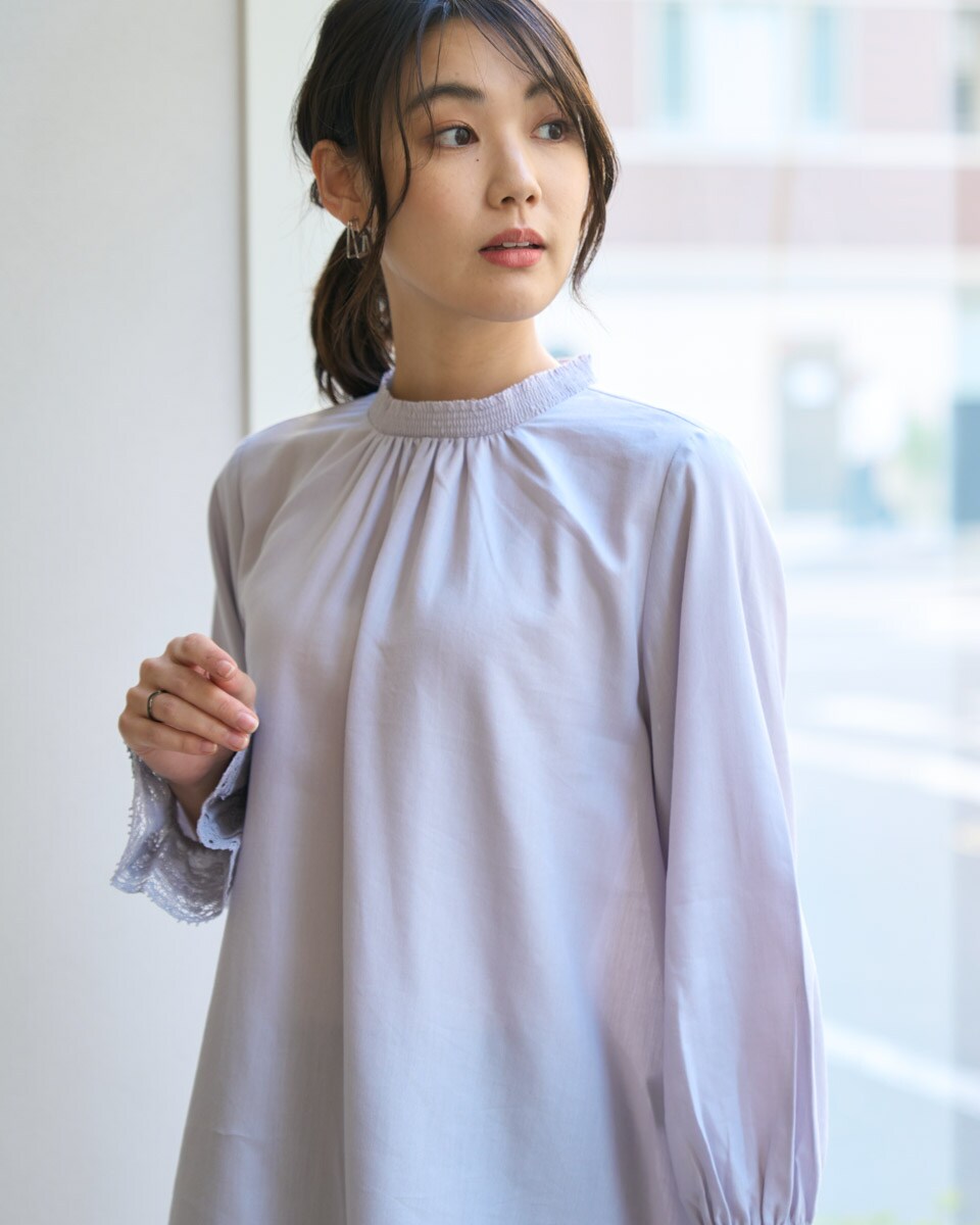 ☆美品ヴゼット〔GOLD LABEL〕レースブラウス レースブラウス《la veille by SUPERIOR