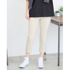 【大きいサイズ】テーパードパンツ