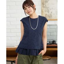 フレンチスリーブブラウス