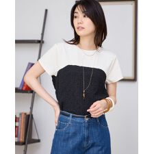 ビスチェ付きプルオーバー