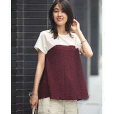 ビスチェ付きプルオーバー