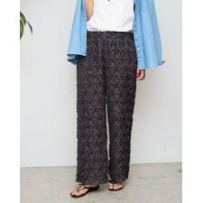 ジャカードストレートパンツ