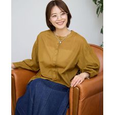【大きいサイズ】はしごレースブラウス