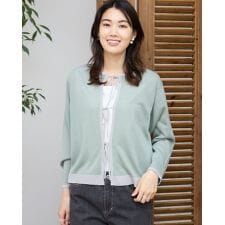 リボン使いカーディガン