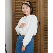 ゴールデンベア(GOLDENBEAR)のグリッタードットプリントブラウス