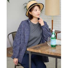 ゴールデンベア(GOLDENBEAR)の小花プリントシャツチュニック
