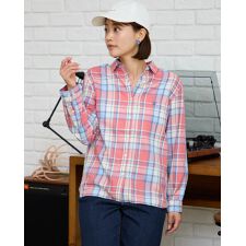 ゴールデンベア(GOLDENBEAR)のフェードカラーチェックシャツ