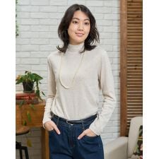 ゴールデンベア(GOLDENBEAR)のラメハイネックカットソー