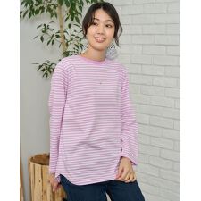 天竺無地・ボーダー長袖Tシャツ