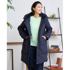 ファー付きダウンコート