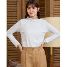 ゴールデンベア(GOLDENBEAR)のハイネックボーダーカットソー