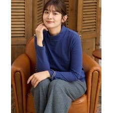 ゴールデンベア(GOLDENBEAR)のハイネックボーダーカットソー