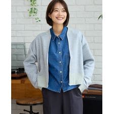 MA-1ニットブルゾン