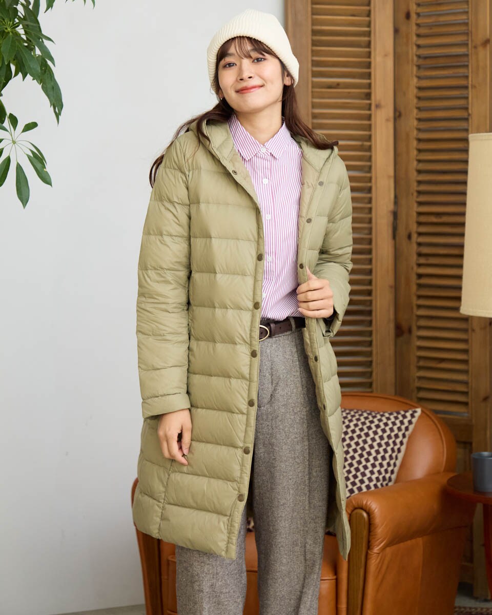 洗える軽量ダウンロングコート | ゴールデンベア(GOLDENBEAR) | マルイ