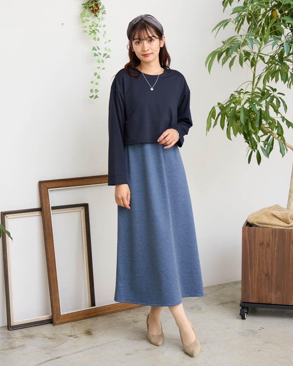 追加》シアーヨーク切替ワンピース | スピック＆スパン(Spick and Span