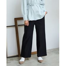 裏起毛ストレートパンツ