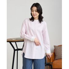 スタンドカラーシャツ