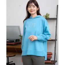 刺繍フーディー