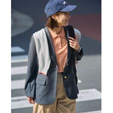 金釦テーラードジャケット