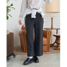 【大きいサイズ】ストレッチガウチョパンツ