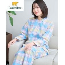 サッカー格子柄パジャマ