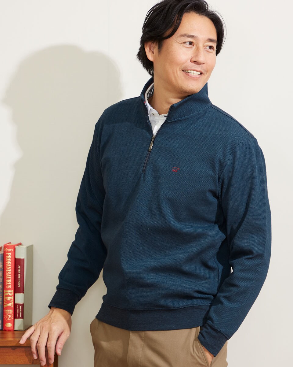 ハーフZIPスウェット | ゴールデンベア(GOLDENBEAR) | マルイウェブ