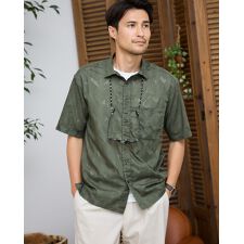 リーフ半袖シャツ