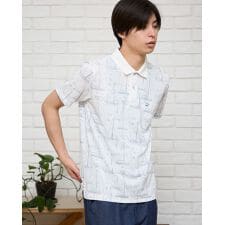 ゴールデンベア(GOLDENBEAR)のプリントポロシャツ