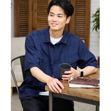 半袖オーバーシャツ