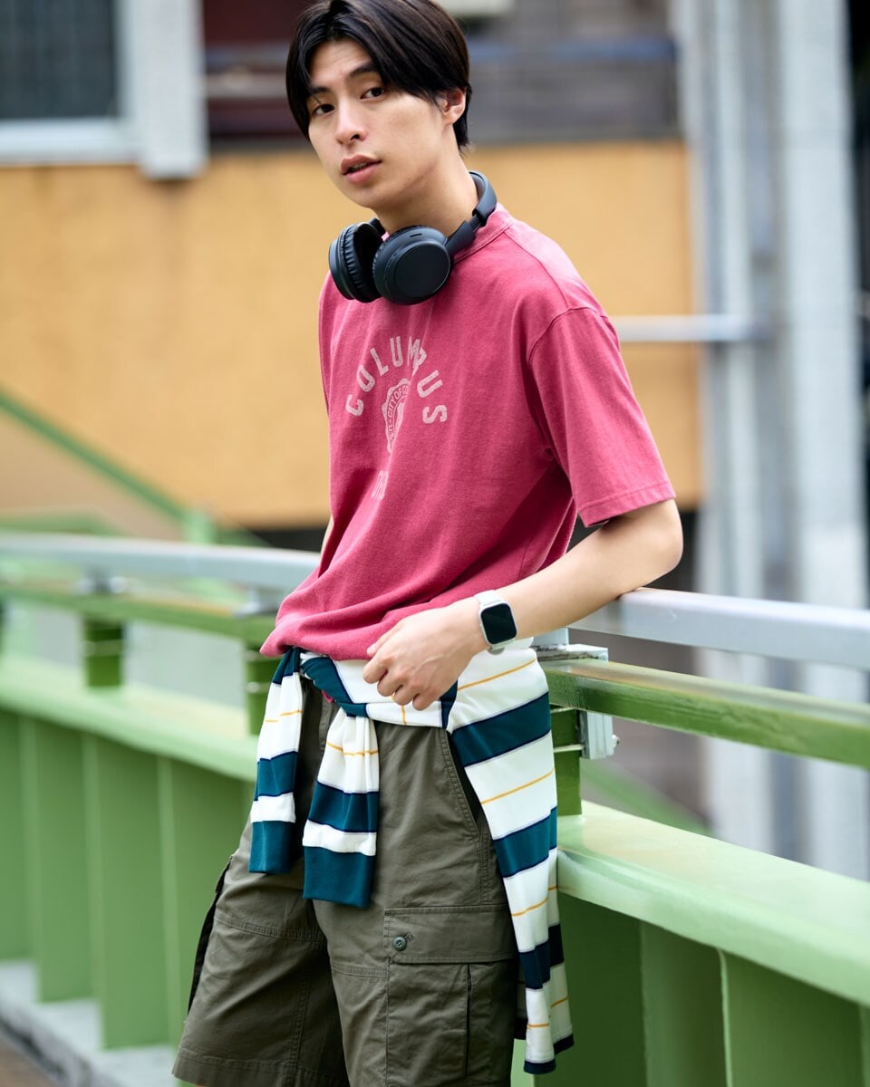 【LACOSTE】ヘビーウェイトコットンシングルジャージTシャツ LACOSTE】ヘビーウェイトコットンシングルジャージTシャツ