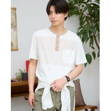 ヘンリーネックＴシャツ