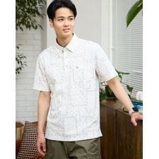 ゴールデンベア(GOLDENBEAR)のプリントポロシャツ
