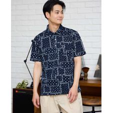 ゴールデンベア(GOLDENBEAR)のプリントポロシャツ