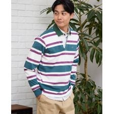 ボーダーラガーシャツ