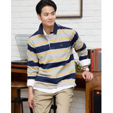 ボーダーラガーシャツ