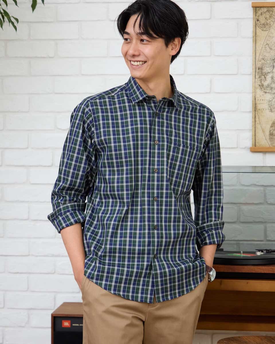 大きいサイズ】ポロ/POLO リップルプリント ボタンダウン半袖シャツ