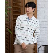 ゴールデンベア(GOLDENBEAR)のボーダーポロシャツ